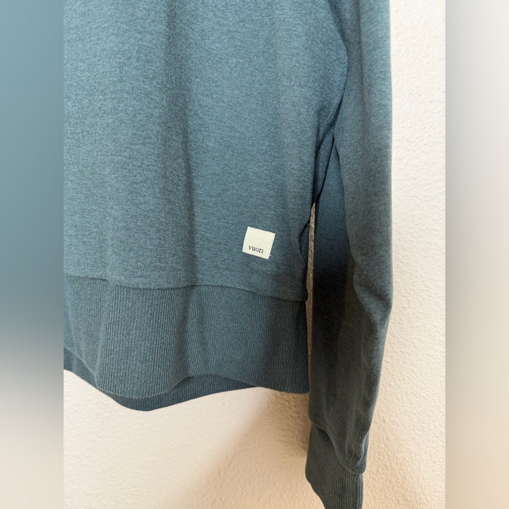 Vuori Long Sleeve Halo Crew Neck Green Sz S - Picture 3 of 6